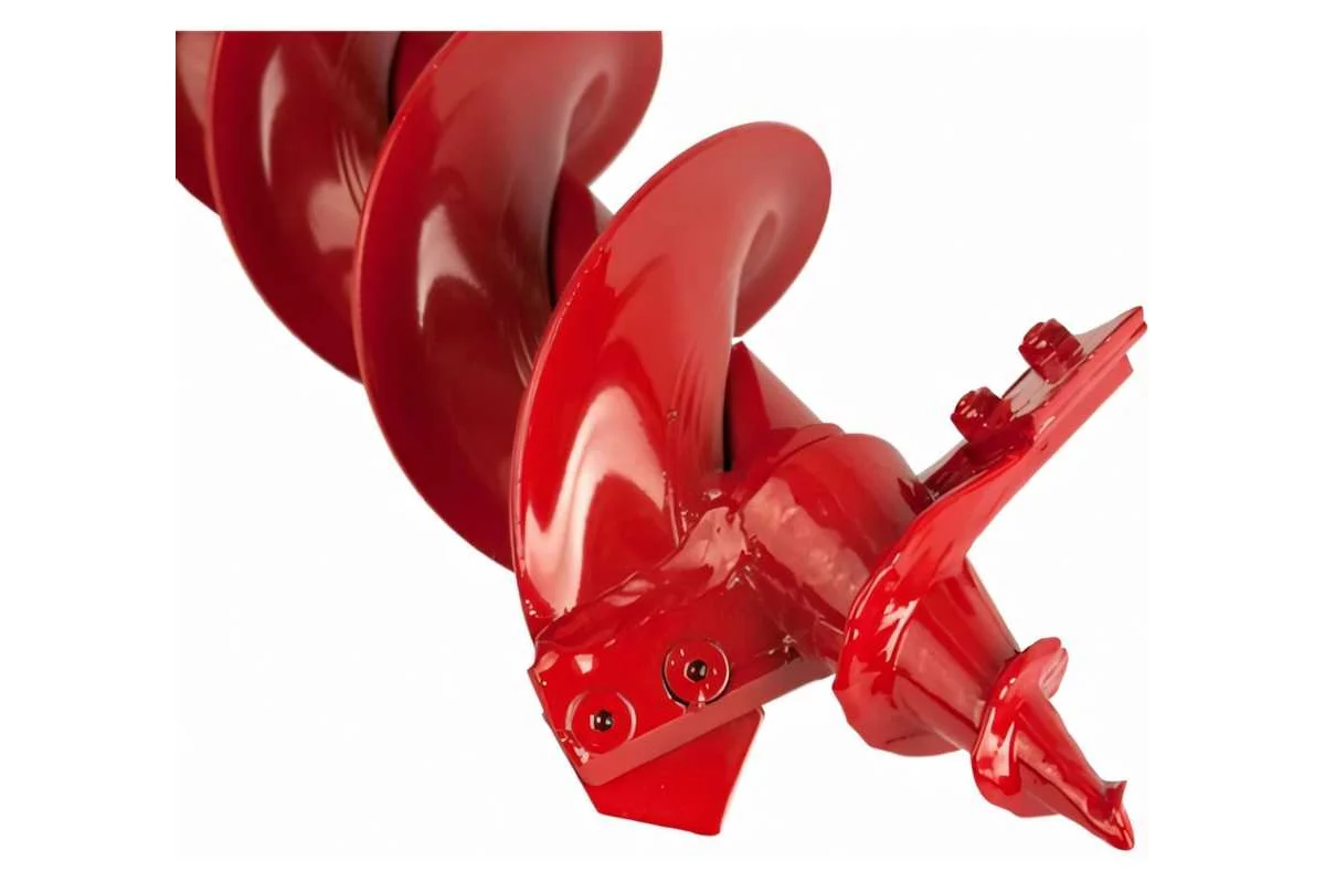 Шнек двухзаходный для грунта DDE мотобура (ф = 150 мм, L = 800 мм, посадка на вал 20 мм)