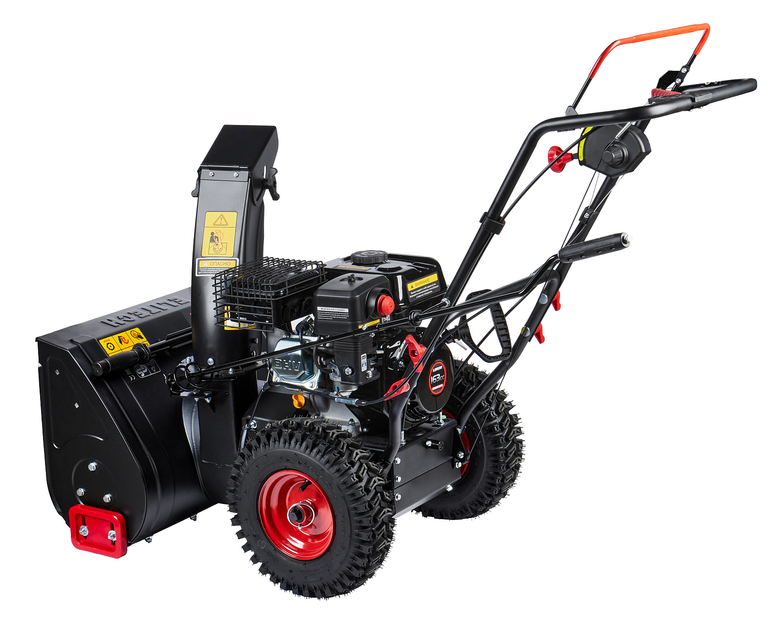 Снегоуборщик бенз.ELITECH HD ST 0656 (6,5 л.с.,шир. 56см, скор. +4/-2, колеса 13",ручной старт)