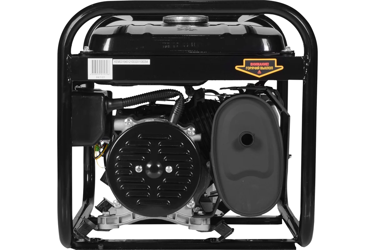 HUTER Бензиновый генератор DY4000L 220 В, 4х тактн., номин.мощность 3кВт, бак 15л 