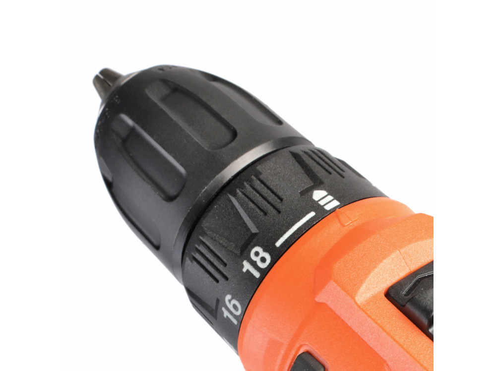 Дрель-шуруповерт аккумуляторная PATRIOT BR 189UES, две АКБ Li-Ion 18В, 2,0 Ач, 29Нм, 2 скорости, кей