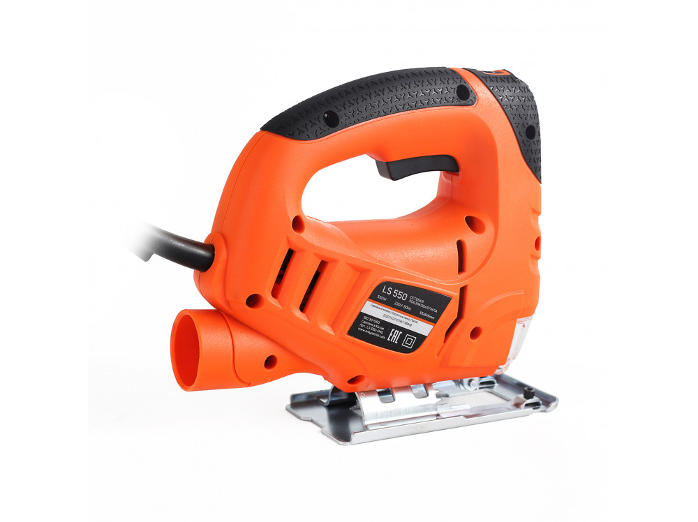 Лобзик PATRIOT LS 550, мощность 550 Вт, макс толщина дерева 55мм,макс толщина металла 6 мм