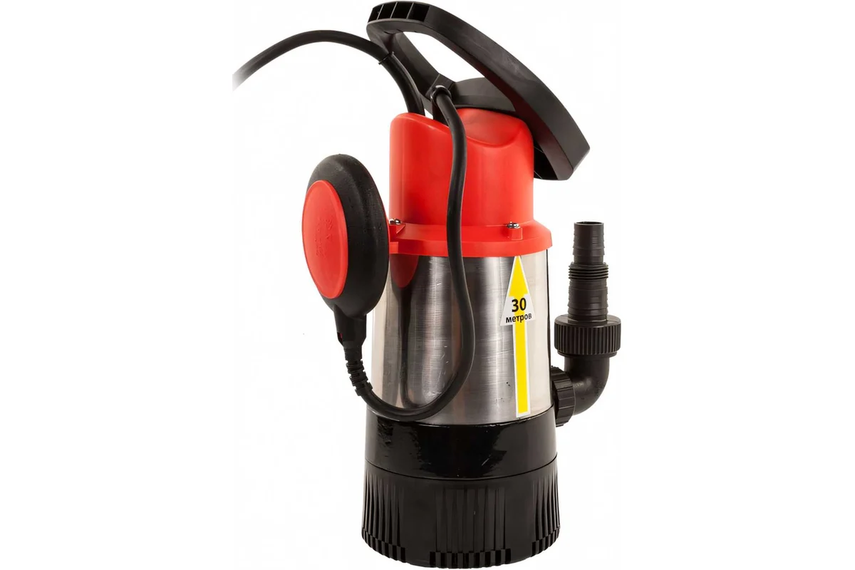 Дренажный насос QUATTRO ELEMENTI Drenaggio 1000 H Inox (900Вт, 5500л/час,30м для чистой воды)