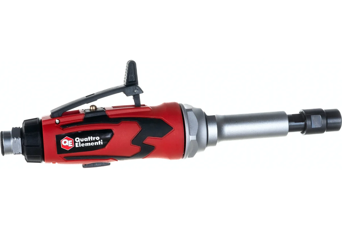Шлифмашина пневматическая QUATTRO ELEMENTI прямая, цанга 6 мм,  20000 об/мин., разъем EURO