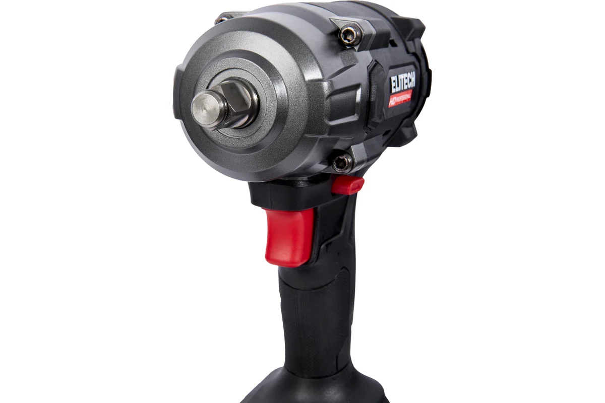ELITECH HD CW 2009SL (E2201.059.02) Гайковерт ак(уд) б\щет, 20В, 2х4.0Ач,0-2400у\м, 900Нм, кв 1/2" 