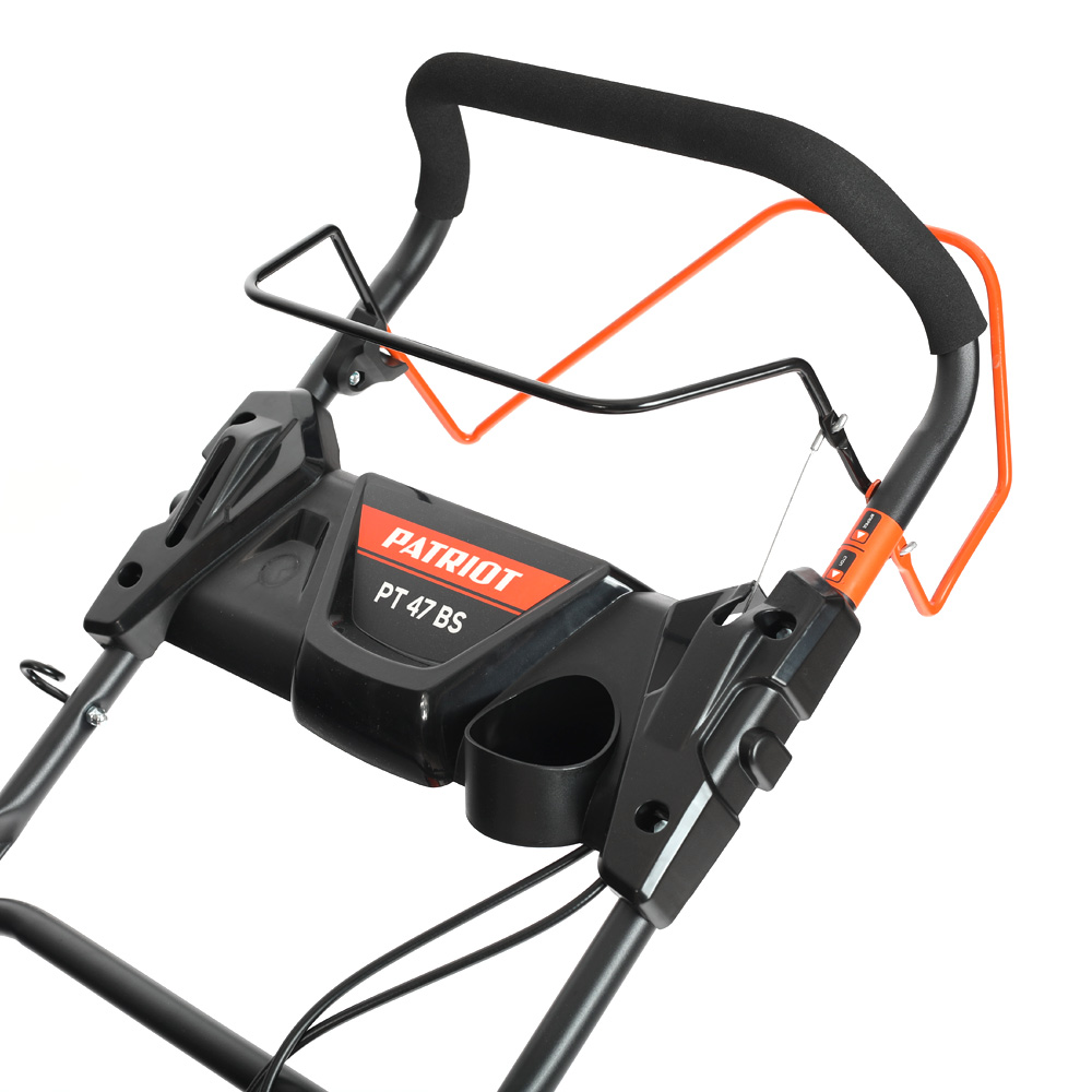 Бензиновая газонокосилка PATRIOT PT 47BS 3,5л.c. самоходная,6р.высоты,мульч.двиг B&S,шир кош 46см