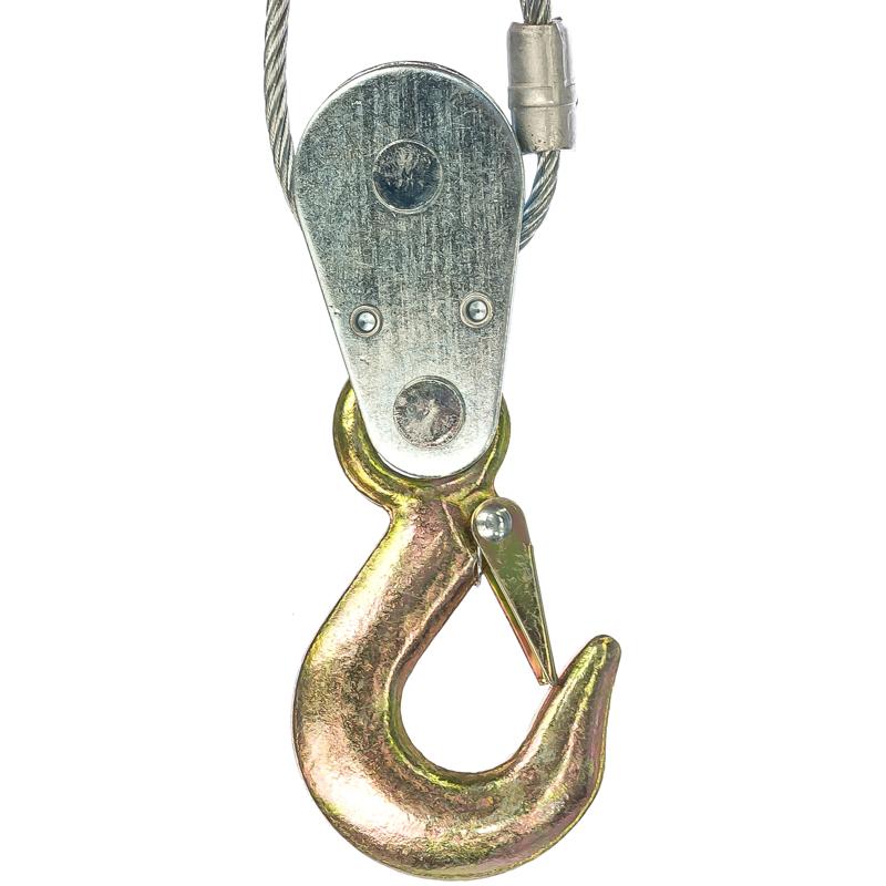 Лебедка рычажная, тяга - 2 т, подъем - 0,8 т, двойное храповое колесо// Matrix