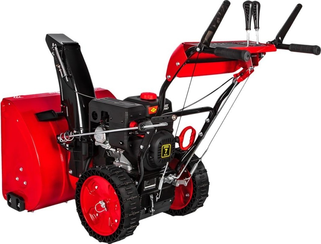 Снегоуборщик бензиновый DDE ST7067 (7,0 л.с., ширина 66 см, скор. +6/-2, кол. 14", упр-ние на панели