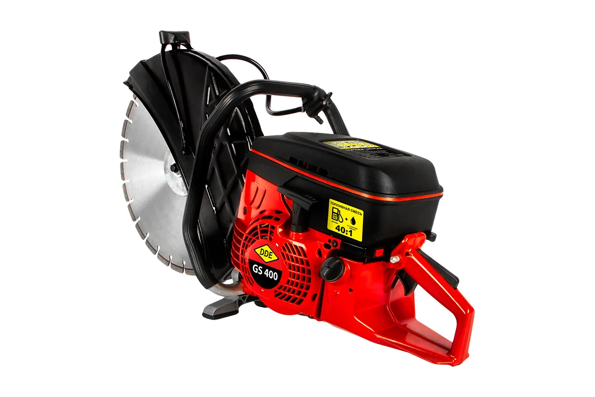 Резчик бензиновый ручной DDE GS 400-16" (94 см3, диск 400 мм / 16")							
