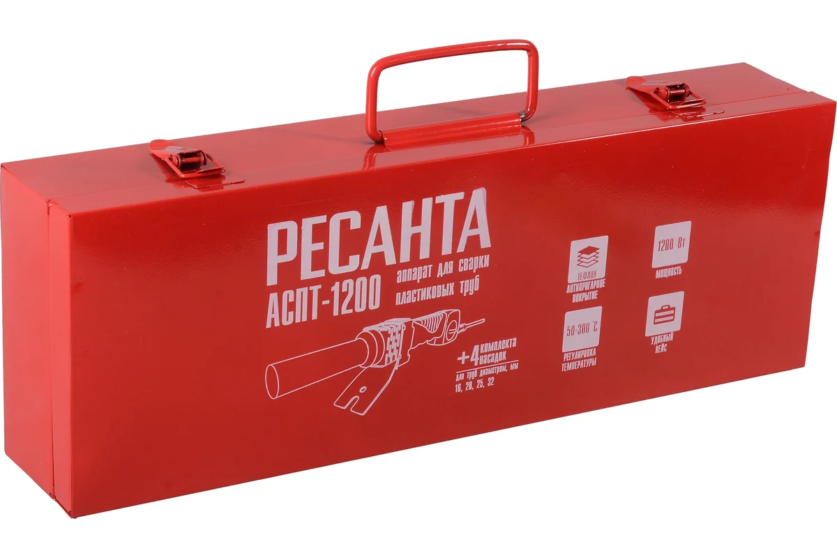 Аппарат для сварки пластиковых труб АСПТ-1200 Ресанта
