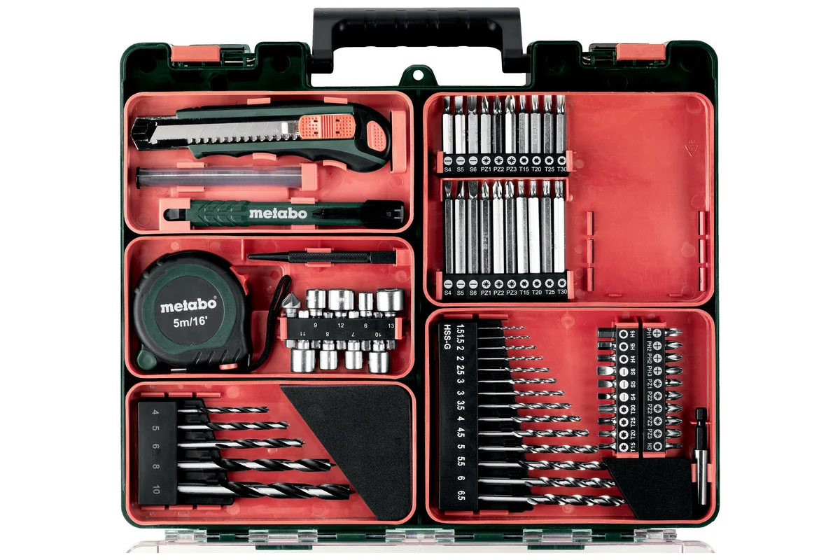 Metabo Аккум. винтоверт BS 14,4 Li, 14.4V, 2х2,0 Ач,з 20/40Нм,бзп1-10мм + н-р оснастки, кейс