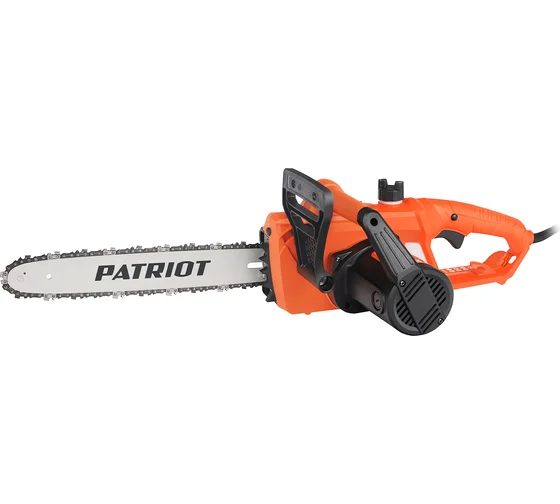 Пила цепная электрическая PATRIOT ESP1814, 1.8кВт,шина 14" цепь 3/8 1,3мм 53зв,поперечный двигатель