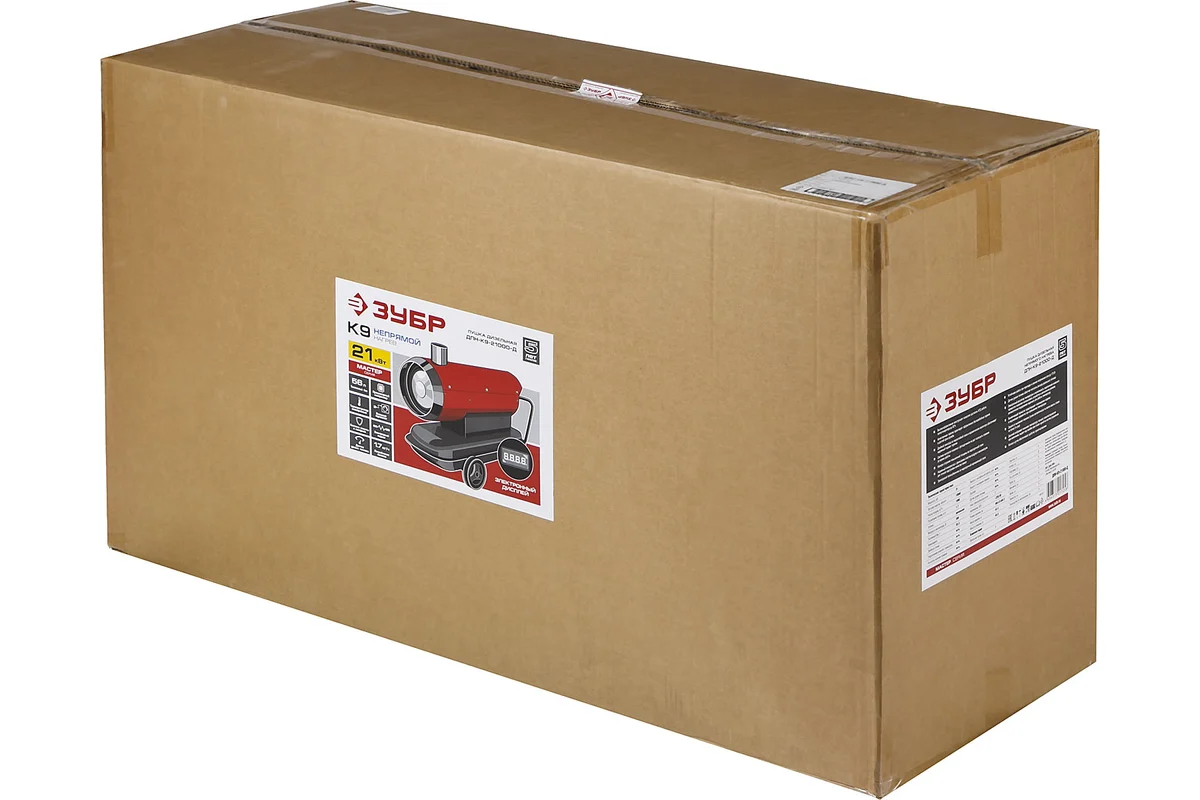 ЗУБР ДПН-К9-21000-Д Нагреватель диз., 21 кВт, 1,7кг/ч, непрямой нагрев