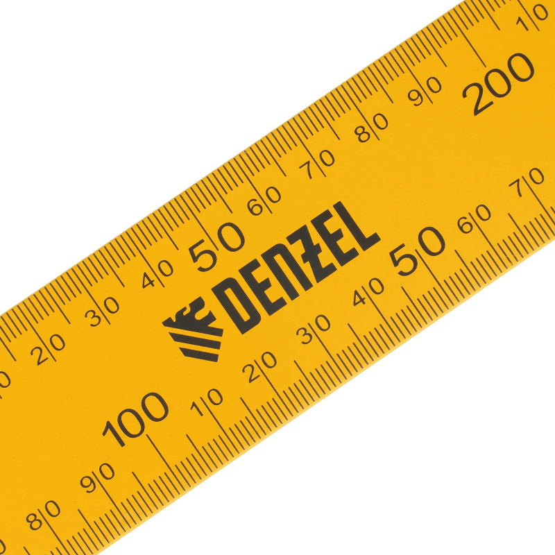 Угольник стальной, 200 мм х 300 мм, ультрафиолетовая печать (измерительная шкала)// Denzel