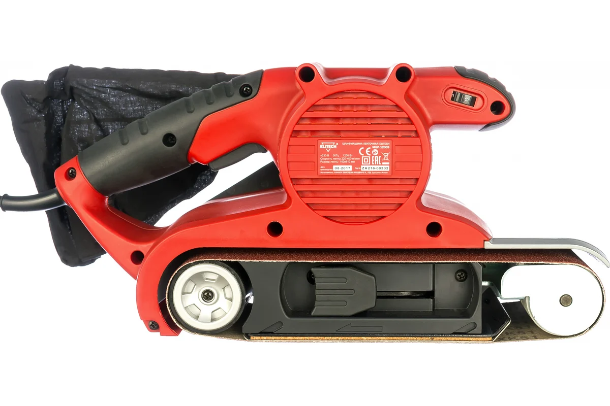 ELITECH МШЛ 1200Э Шлифмашина ленточная