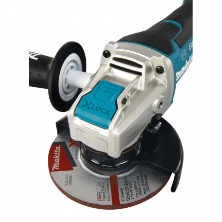 Makita УШМ DGA519Z акк. б/щет, ф.125 мм, 18 В (б/а и з/у)3000-8500 об/мин., x-lock.XPT,ADT,AFT