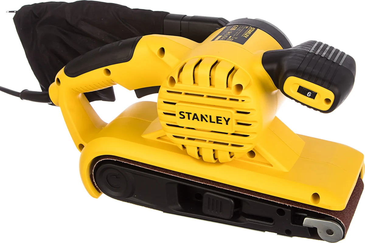 STANLEY SB90-RU Ленточная шлифмашина 900 Вт. 380 м/мин, лента 75х533мм
