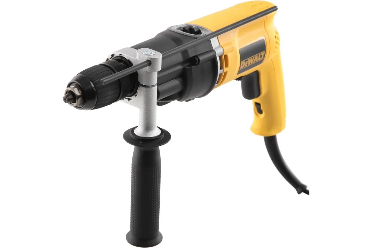Дрель ударная DeWalt  D 21721 K,  650Вт,БЗП-13мм,0-1100\0-2600об\м,2.1кг,чем