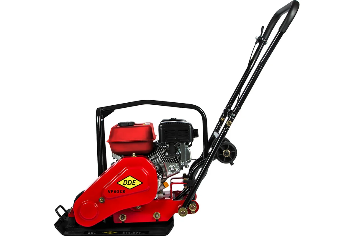 Виброплита DDE VP60-CK, 4х-тактн. дв.LONCIN G200F, 6,5 л/с, плита 510*370мм, 12,5 кН, 65кг