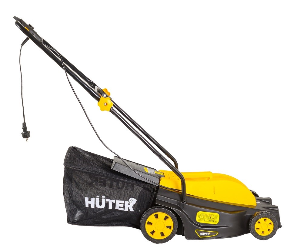 Эл.газонокосилка HUTER ELM-2000T, 2,0кВт, ширина кошения 43см, высота кош. 25-75 мм, травосб.45л.