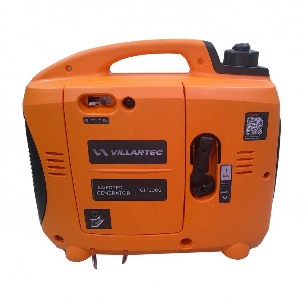 Генератор бензиновый инверторный VILLARTEC GI1200S, 1,1 кВт,220В,2,5л,ручн.старт,13кг