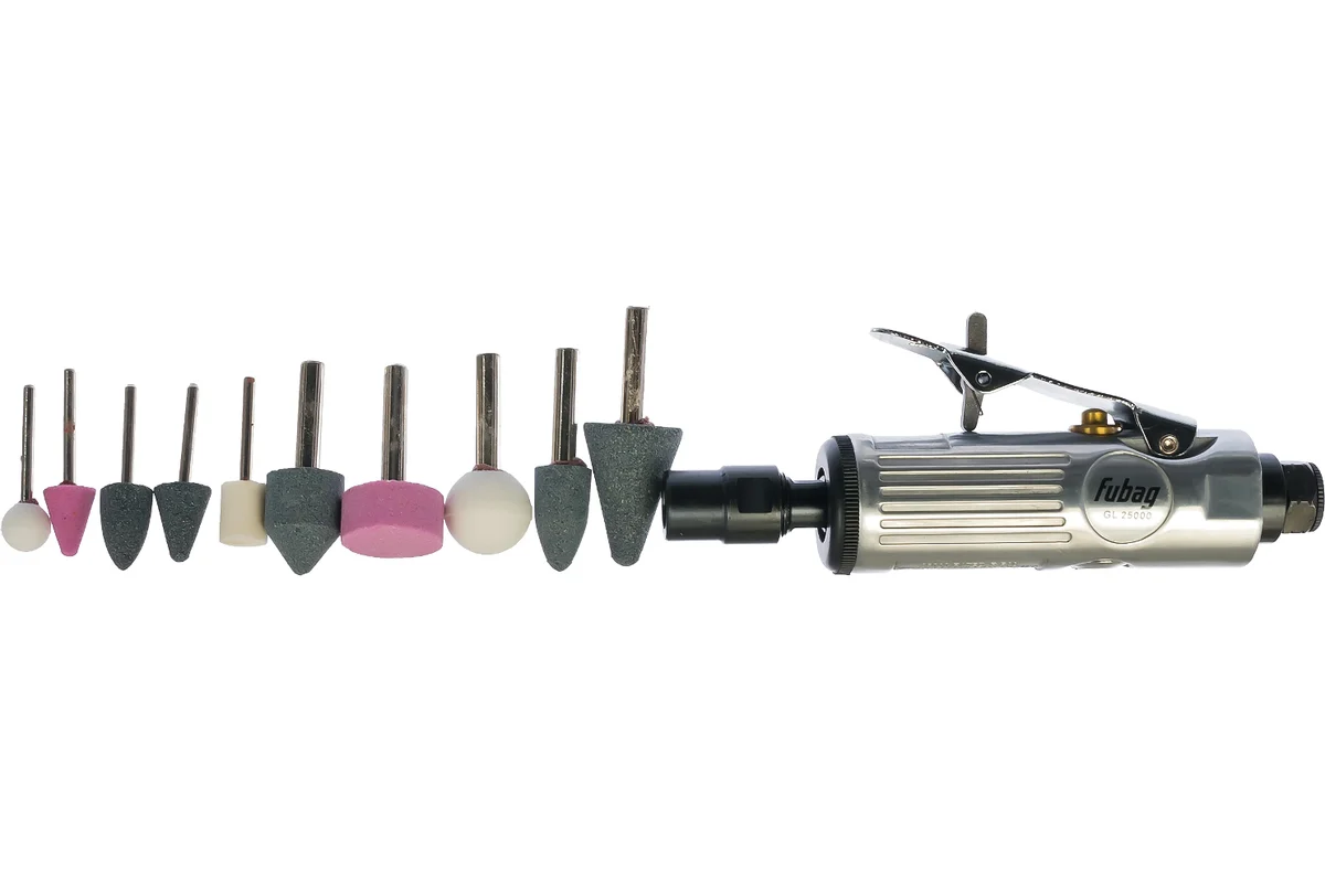 Пневмошлифмашина прямая GL103/25000 103л/мин, 6бар, 25000об/мин