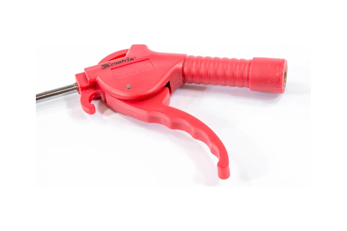 Пистолет продувочный с удлиненным изогнутым соплом, пневматический, 270 мм// Matrix