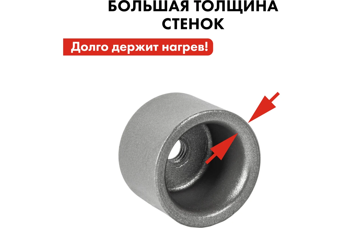 Насадка для сварки пластиковых труб QUATTRO ELEMENTI  25 мм (парная; в пакете с европодвесом) 