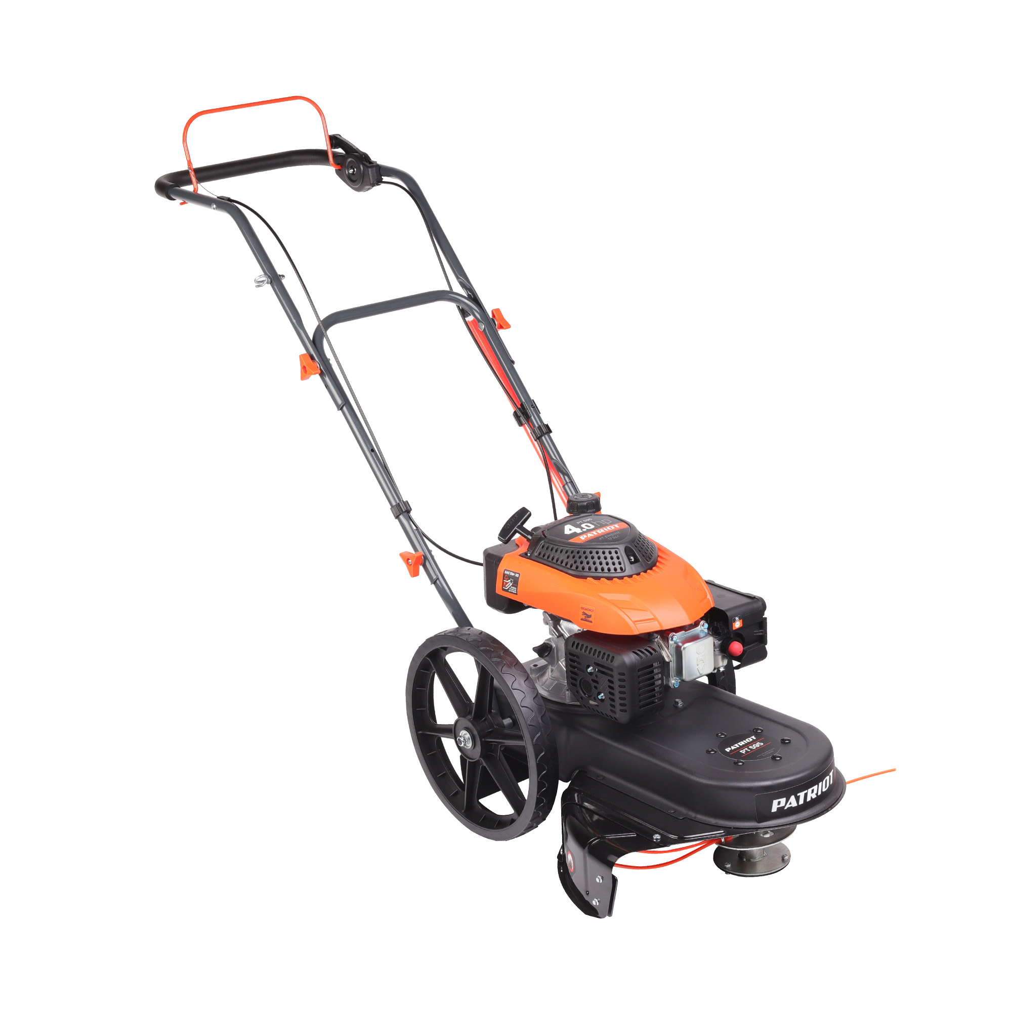 Газонокосилка бензиновая PATRIOT PT 595, 173сс, 4 л.с., 56 см, метал. дека