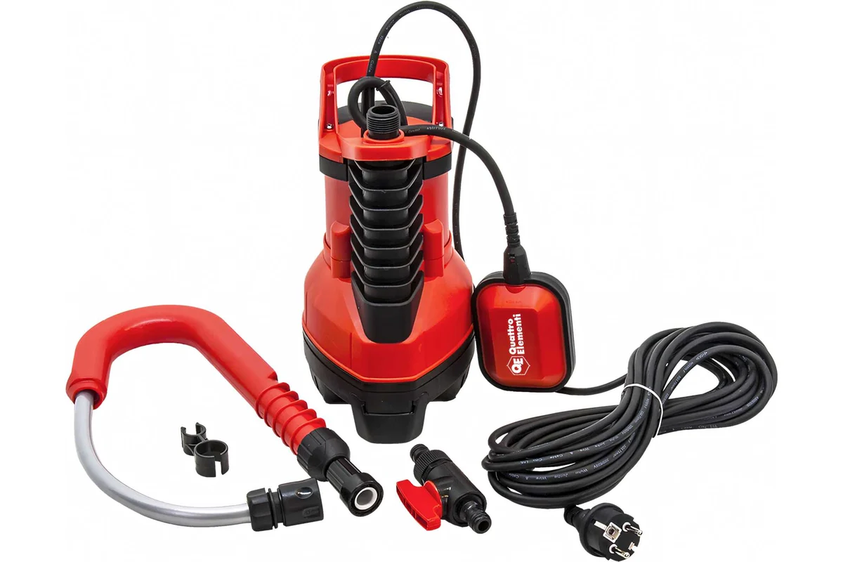 Дренажный насос QUATTRO ELEMENTI Drenaggio  400 FLES (400 Вт, 4000 л/мин, 11 м)