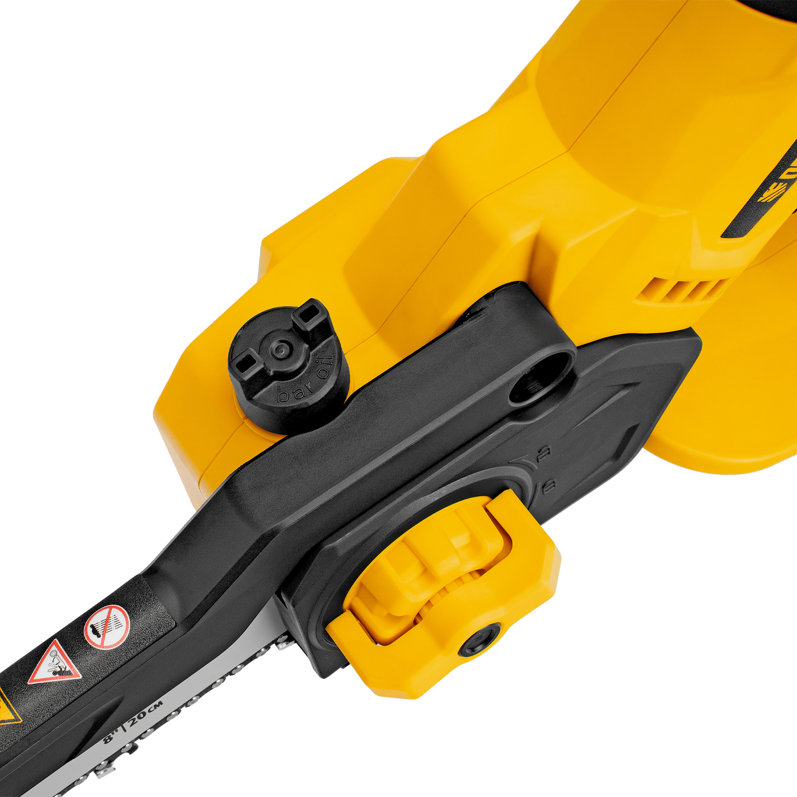 Цепная мини-пила аккумуляторная бесщет., СCS-200BL, шина 200 мм, Li-Ion, 20 В, // Denzel