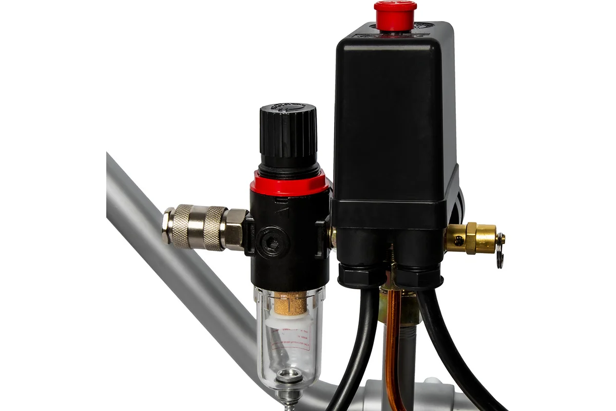 Компрессор поршневой масляный QUATTRO ELEMENTI BW-500-100 ( 490 л/мин, 100 литров,  3,0 л.с, 8 бар, 