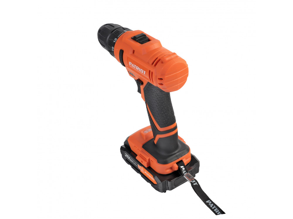 Дрель-шуруповерт аккумуляторная PATRIOT BR 189UES, две АКБ Li-Ion 18В, 2,0 Ач, 29Нм, 2 скорости, кей