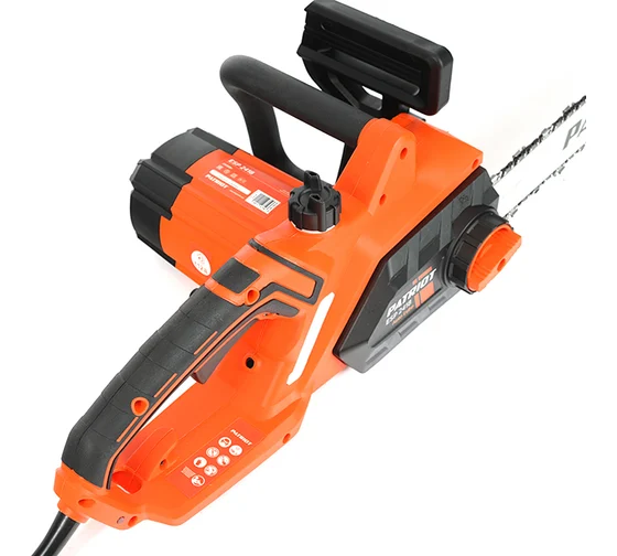 Пила цепная электрическая PATRIOT ESP 2418 , 2400Вт, 18'/45см, 3/8, 1,3мм 62зв, плавный пуск, бесклю