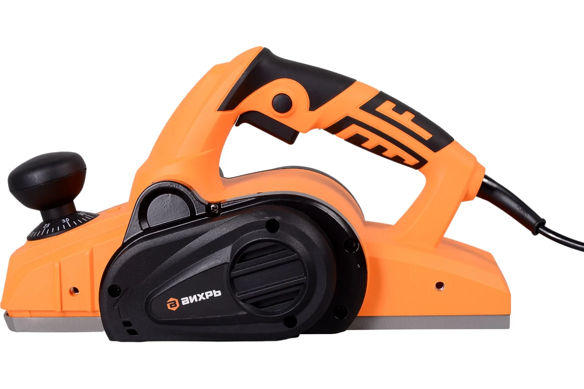 ВИХРЬ Р-110/1300  Рубанок, 1,3 кВт, 15000 об/мин, шир/гл. строг. 110/3мм, 5 кг