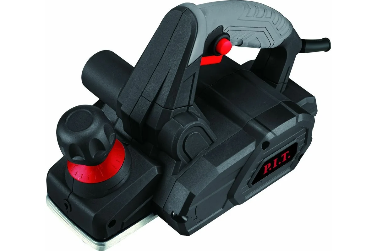 Рубанок электрич. P.I.T. PEP82-C (650Вт, 16800 об/мин, 2 ножа 82мм, 0-2мм, 1 фаска, упор, адаптер)