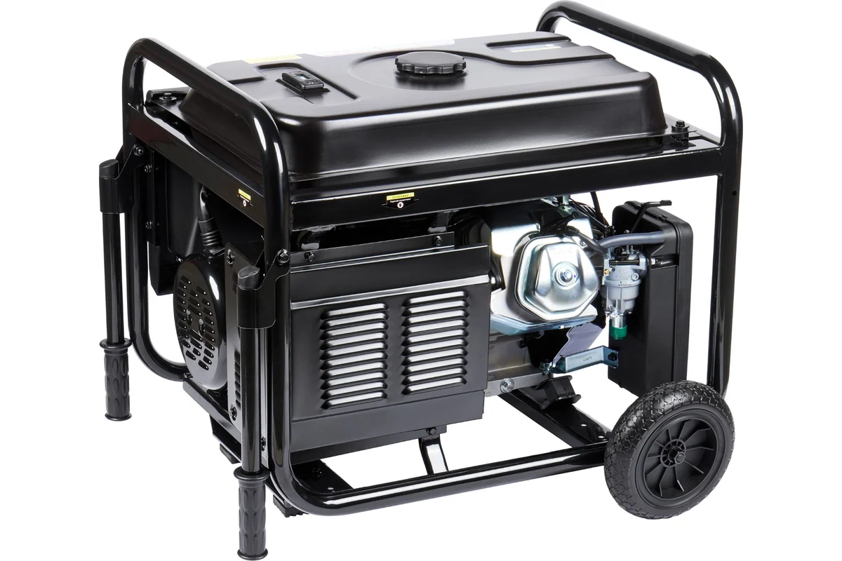 ELITECH GES 8000EAW Генератор бен,4-т,мак6.5/ном6.0кВт,230В-27А/12В-8.3А,2роз230В-16А,т/б-25л,90кг