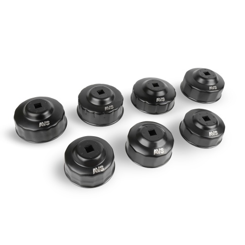 Набор съемников масляного фильтра тип "чашка" (65-100 мм) 15 пр. в кейсе AVS FWCS-15