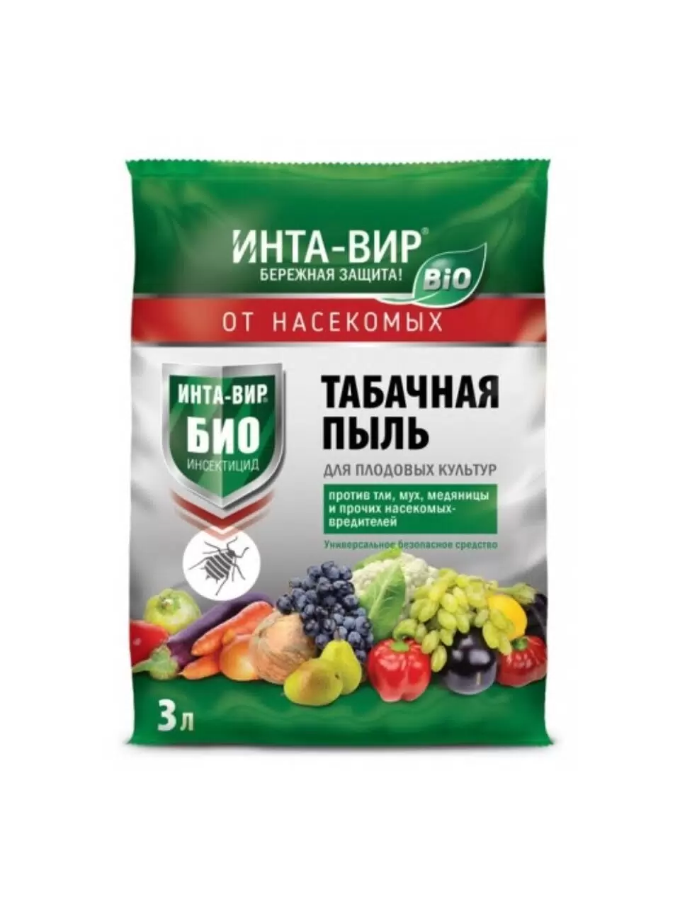 Табачная пыль 1 кг  (3л) от различных видов насекомых, универсальный