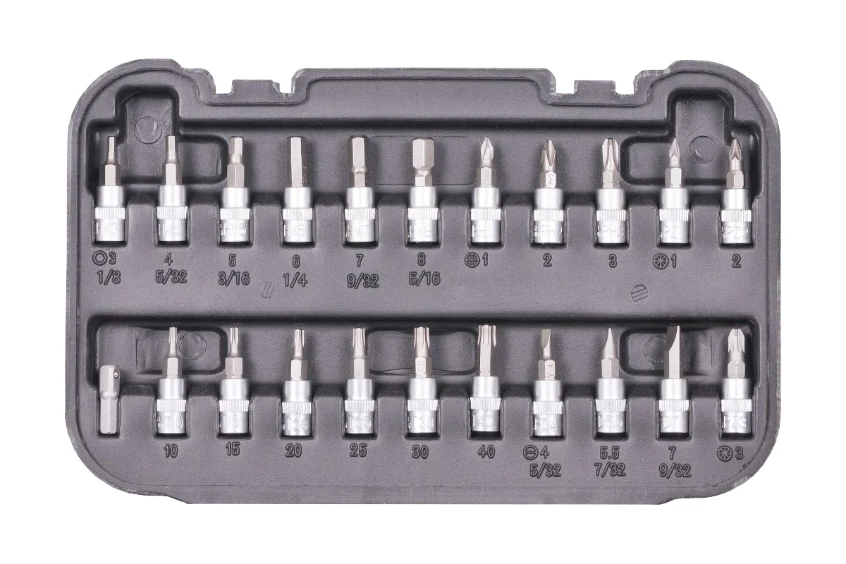 Набор торцевых головок 46 пр. 1/4"DR  //АВТОДЕЛО