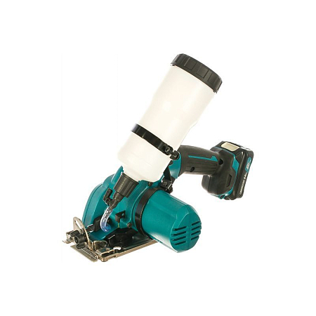 Makita Пила алмазная СС301DWAE (c вод. охл.) 12В, 2*2,0Ач, max пропил 25,5мм -90°, 16,5мм-45°