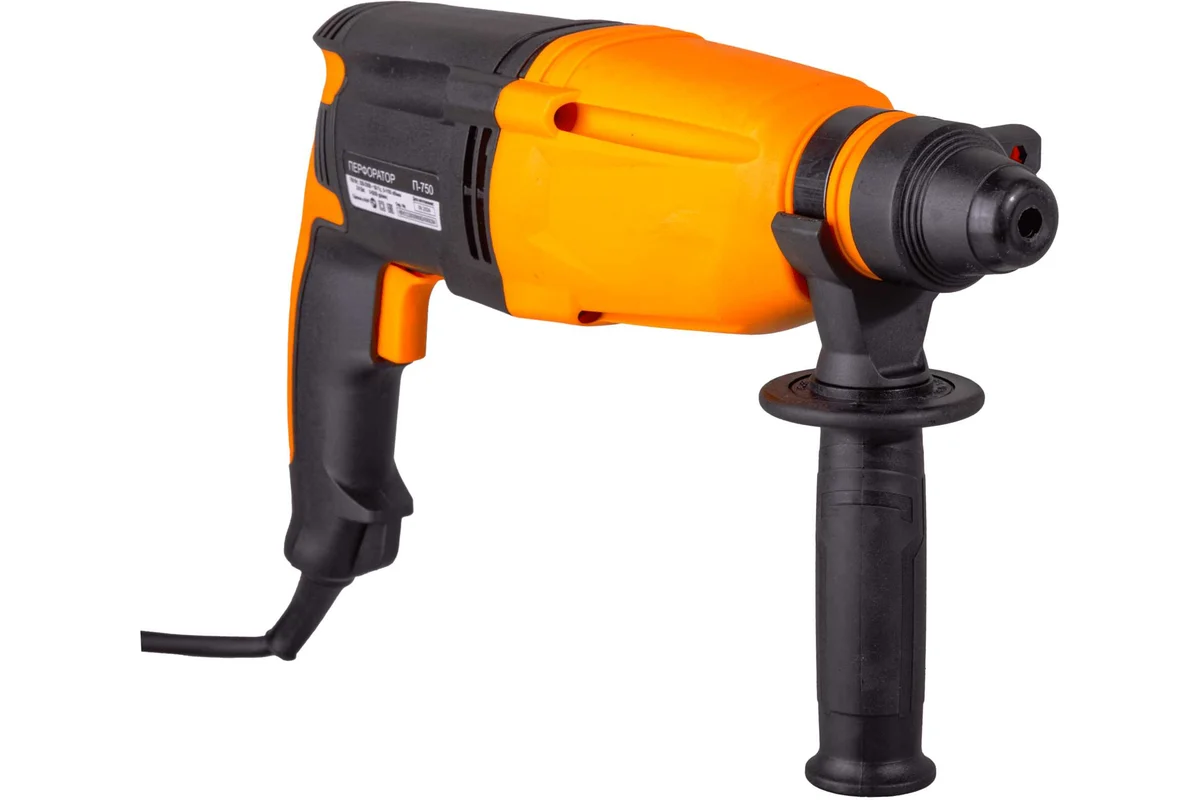 ВИХРЬ П-750 Перфоратор SDS+ 3х-реж, 750 Вт, 0-1100 об/мин, 0-4700 уд/мин, 2,6 Дж, 2,3 кг