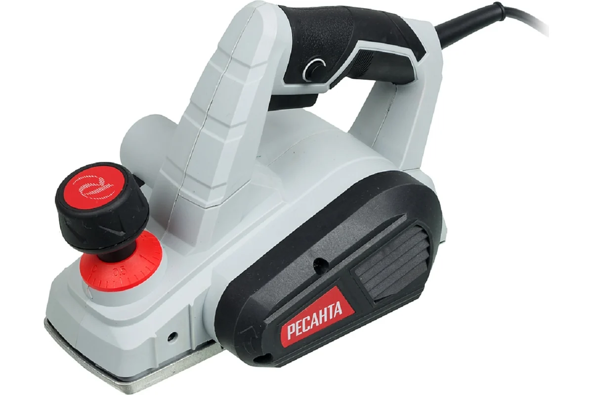 РЕСАНТА Р-82/800  Рубанок, 800 Вт, 16000 об/мин, шир/гл. строг. 82/2мм, 3 кг