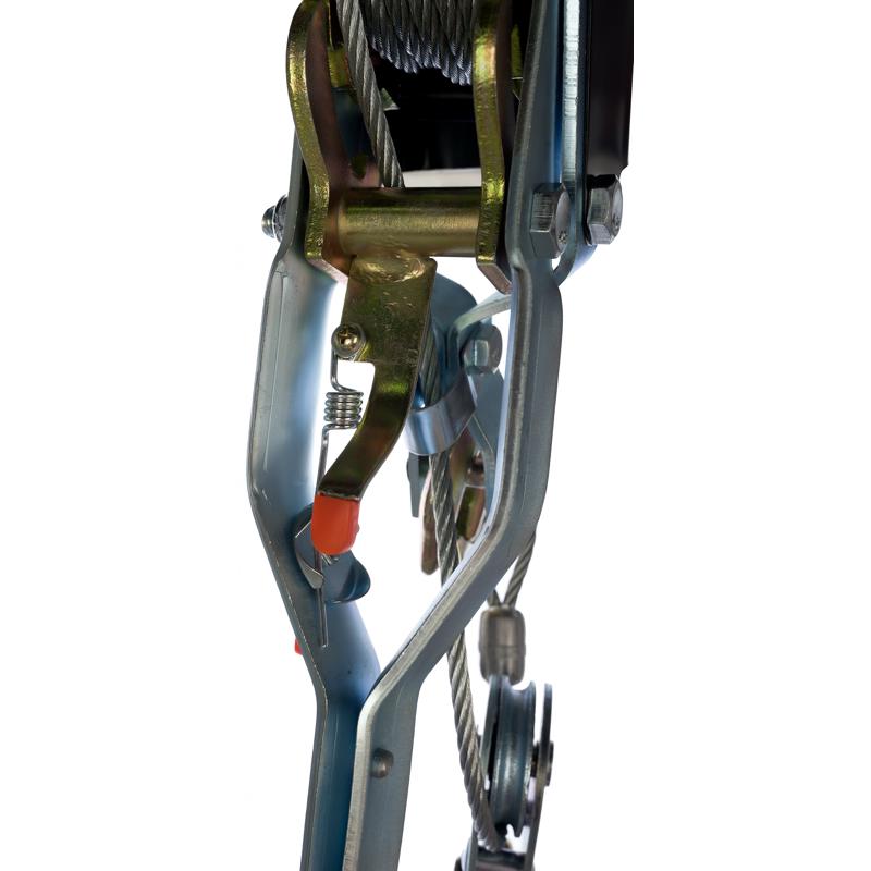 Лебедка рычажная, тяга - 4 т, подъем - 1,6 т, двойное храповое колесо// Matrix