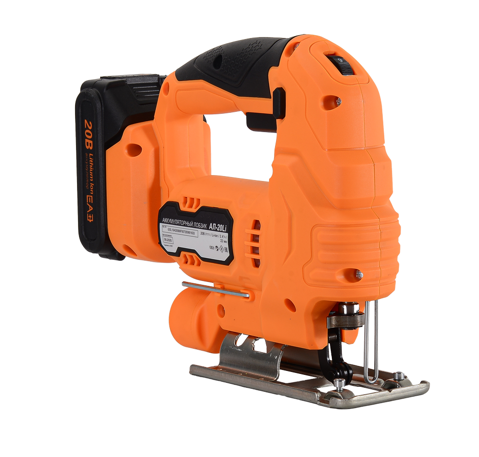 Лобзик аккумуляторный АЛ-20Li (в комплекте 1 АКБ и ЗУ) ЕА+ Вихрь