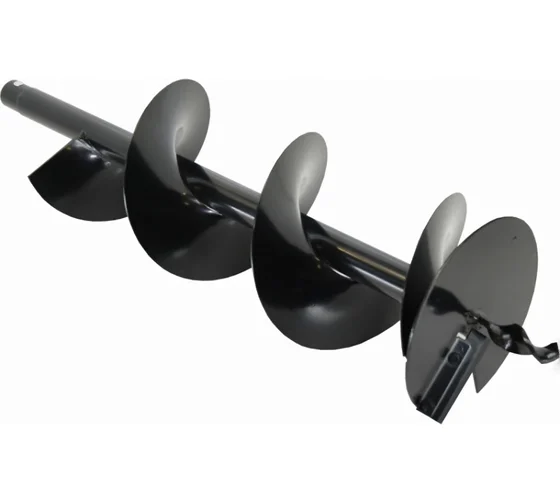 Шнек однозаходный для грунта DDE мотобура (ф = 200 мм, L = 800 мм, посадка на вал 20 мм)