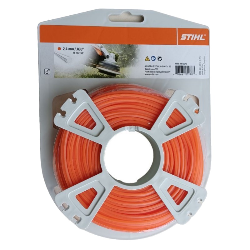 Струна триммерная STIHL 2,4мм х 48м профиль пятиугольник