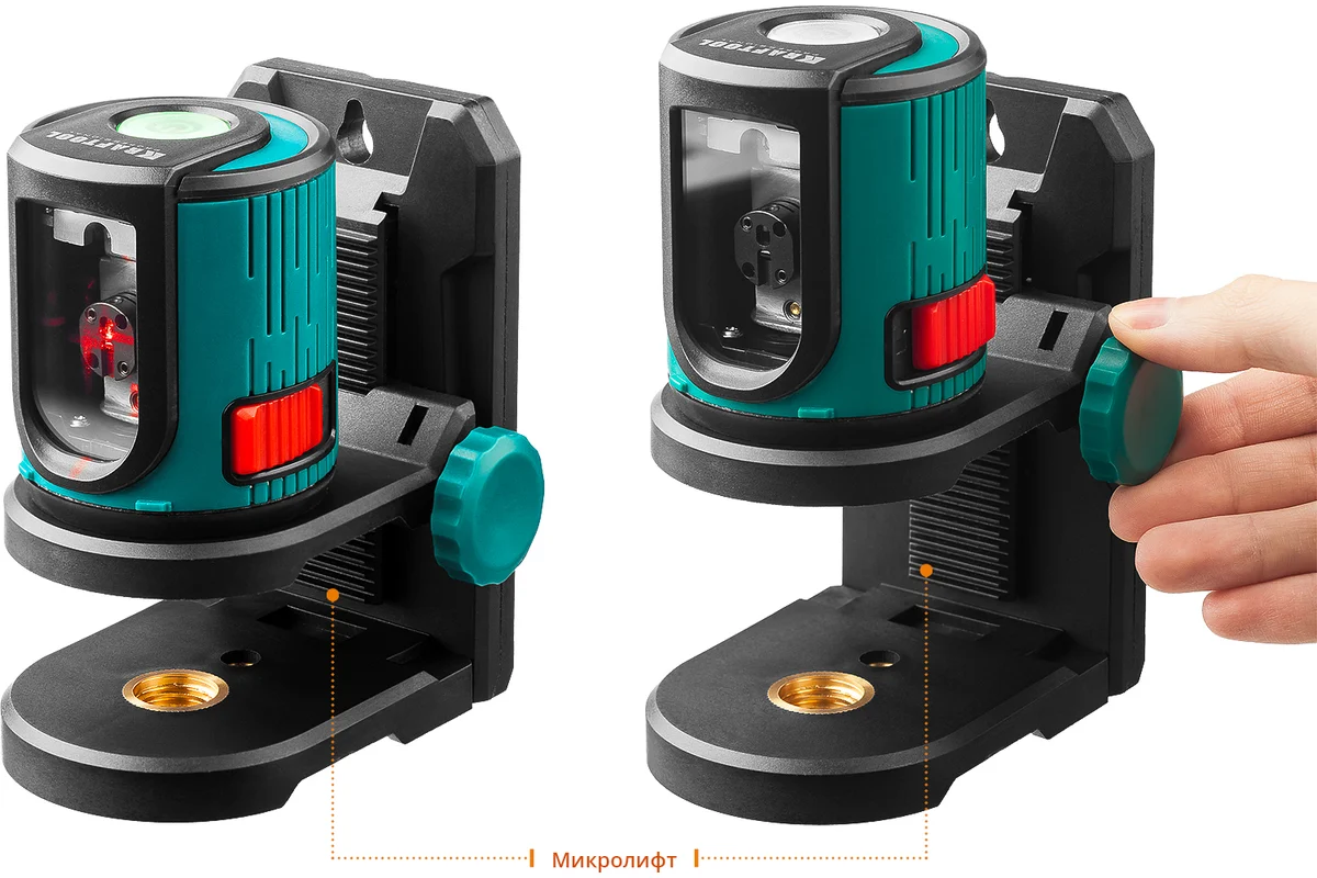 Нивелир лазерный CL 20, дальность 20м, точн. +/-0.2мм, держатель, штатив, кейс // KRAFTOOL