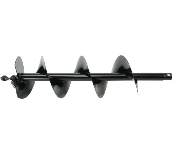 Шнек однозаходный для грунта DDE мотобура (ф = 200 мм, L = 800 мм, посадка на вал 20 мм)