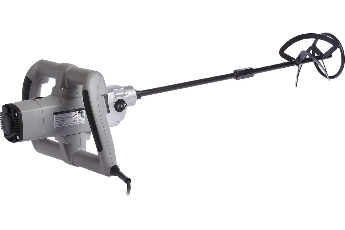 КМ-60/1000Э ИНТЕРСКОЛ Эл. миксер 1050 Вт, 2-скорости, М14, 53Нм