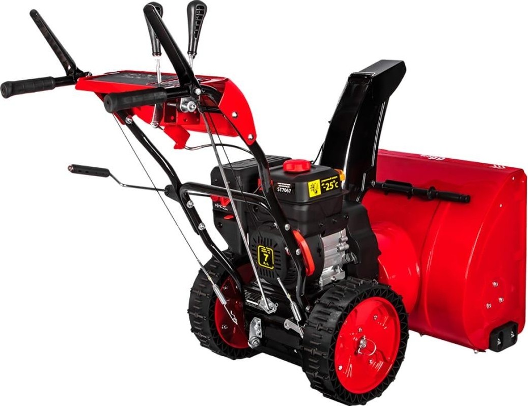 Снегоуборщик бензиновый DDE ST7067 (7,0 л.с., ширина 66 см, скор. +6/-2, кол. 14", упр-ние на панели